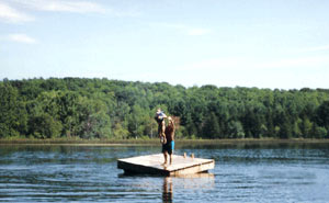 Great Swimming on the lake at Porcupine Lake Cottage
